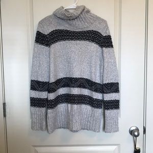 Size medium grey and black womans sweater